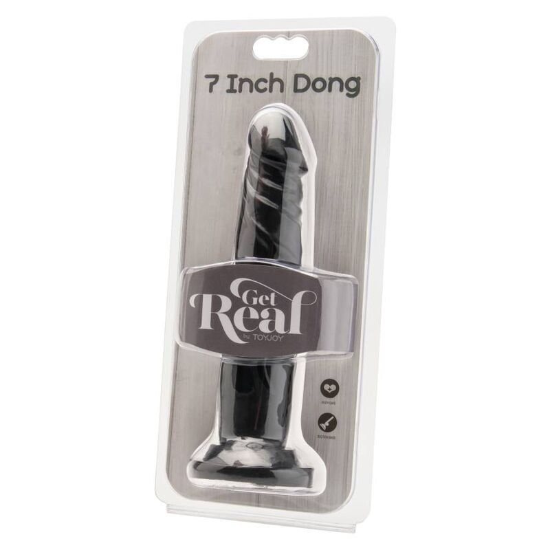 Get Real - Dong Noir 18 Cm - Gabychou - Godes sans vibration