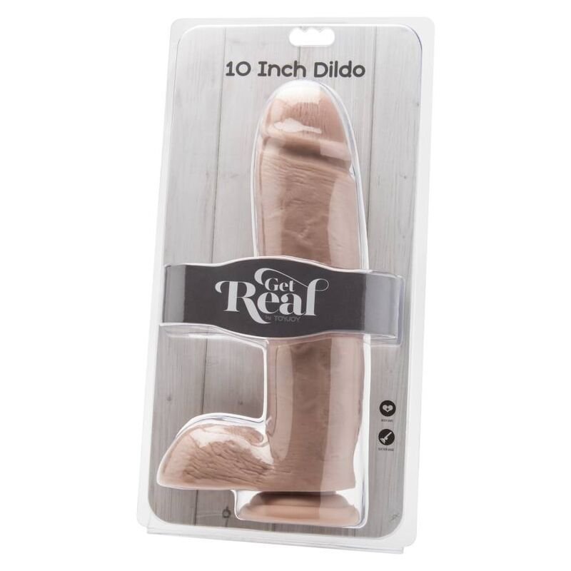 Get Real - Gode 25,5 Cm avec Billes en Peau - Gabychou - Godes sans vibration