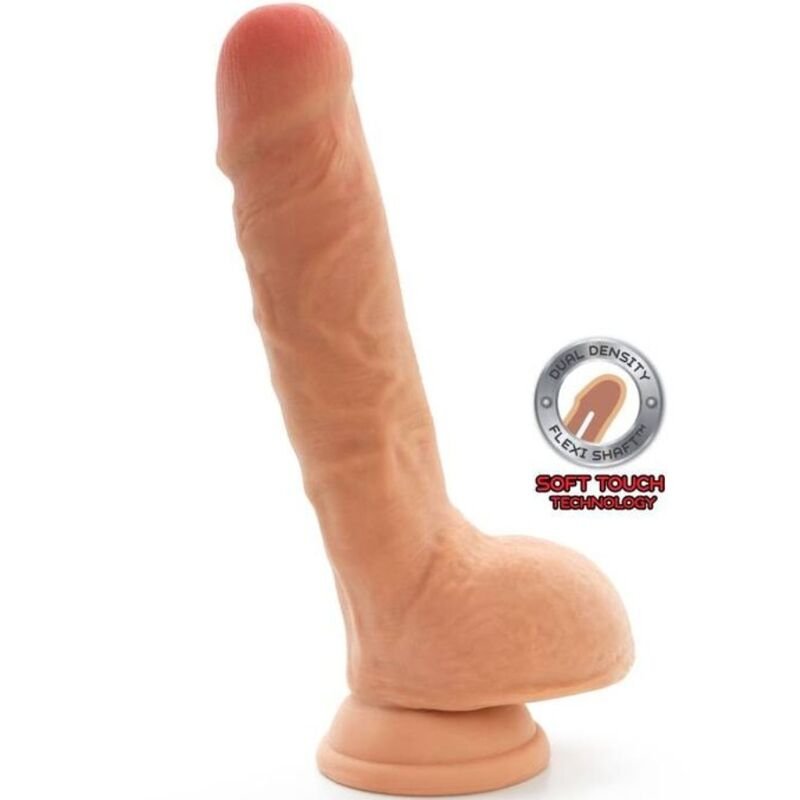 Get Real – Gode Double Densité 25,5cm Balles Peau