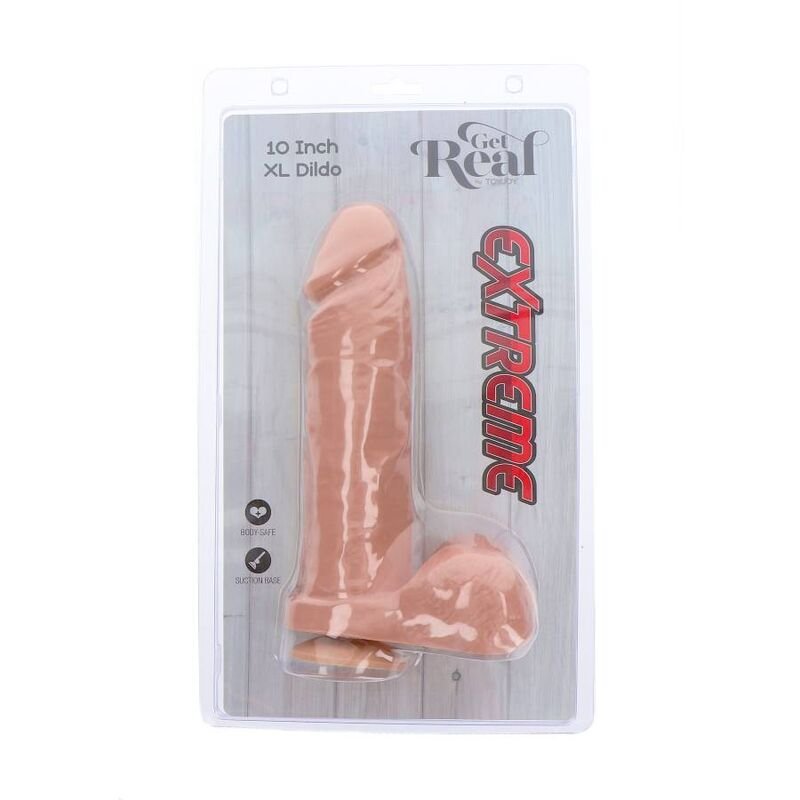 Get Real - Gode Extreme XL Peau 25,5 cm - Gabychou - Godes sans vibration