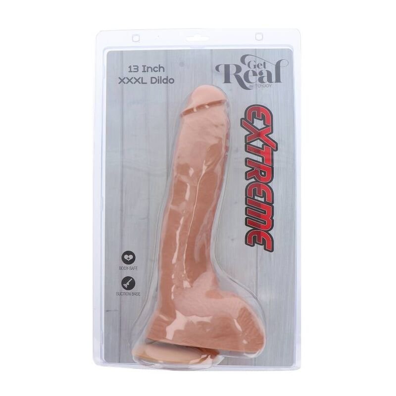 Get Real - Gode Extreme XXXL 34 cm Peau - Gabychou - Godes sans vibration
