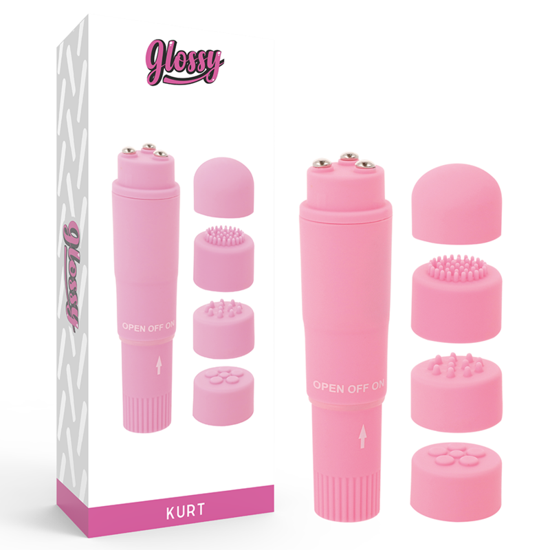 Glossy – Kurt Masseur de Poche Rose