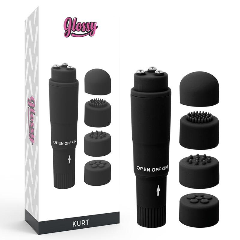 Glossy - Kurt Masseur de Poche Noir - Gabychou - Jouets pour femmes