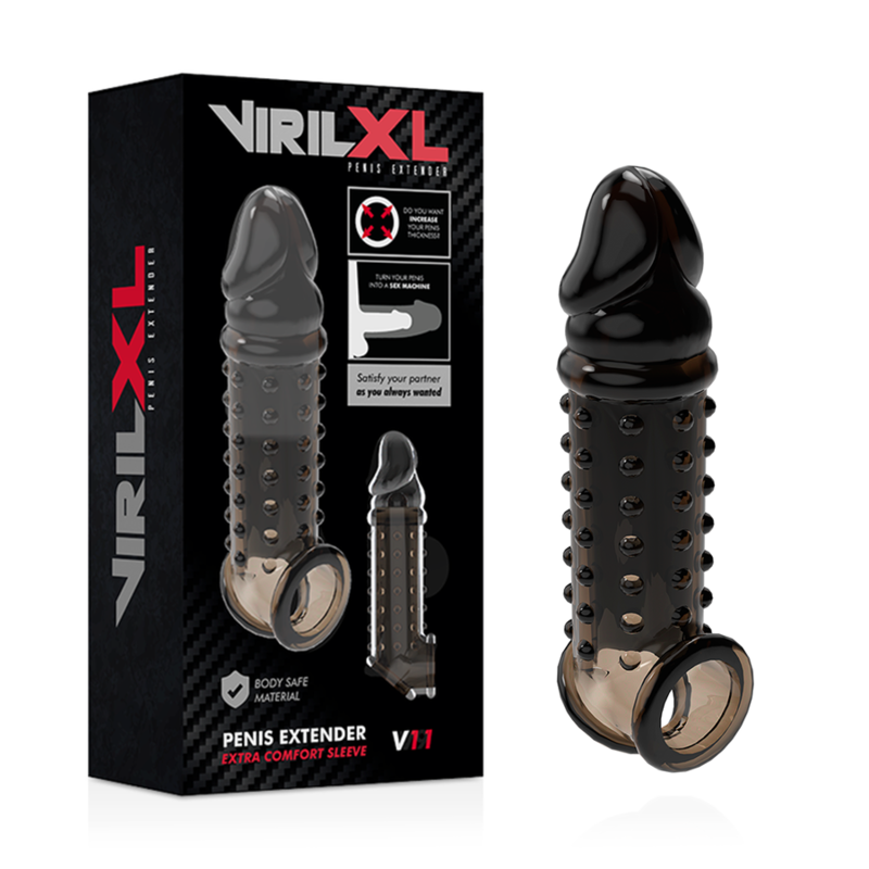 Virilxl - Extension et Gaine de Pénis V11 Noir - Gabychou - Accessoires Pénis
