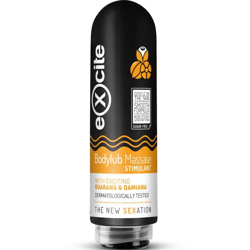 Excite - Bodylub Massage Stimulant au Guarana 200 ml - Gabychou - Bien-être