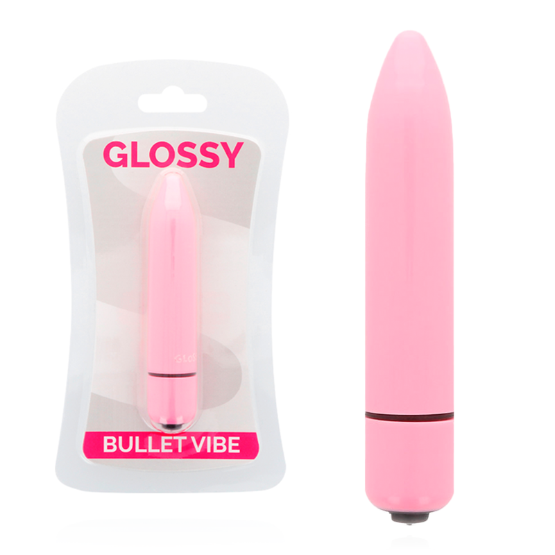 Glossy – Vibromasseur Fin Rose