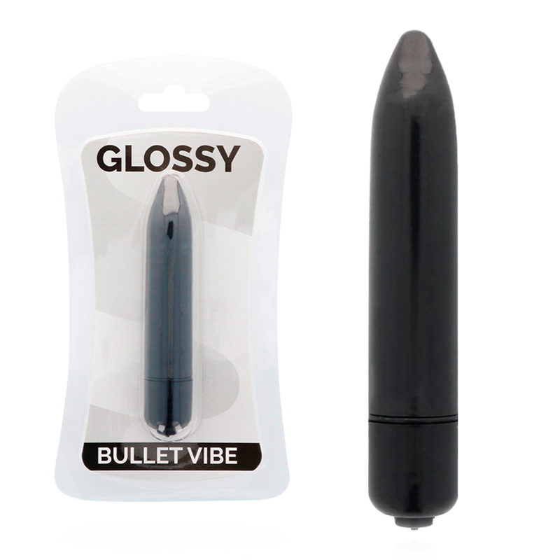 Glossy – Vibreur Mince Noir