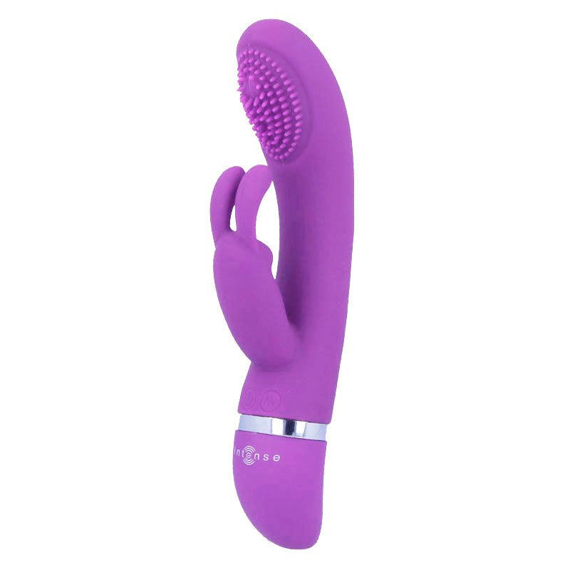 Intense - Vibrateur Oscillant Susy en Silicone Rabbit Lilas - Gabychou - Vibrateurs