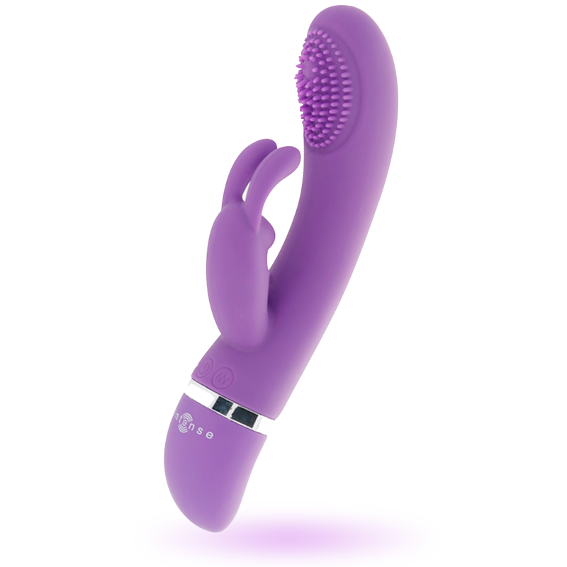 Intense - Vibrateur Oscillant Susy en Silicone Rabbit Lilas - Gabychou - Vibrateurs