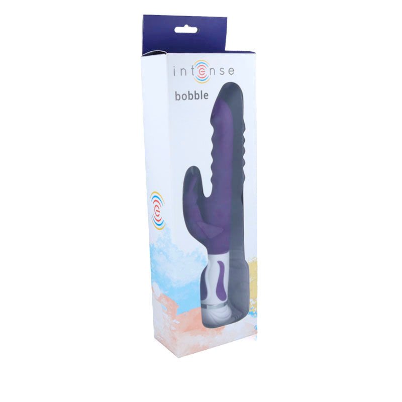 Intense - Vibrateur Rotateur Bobble en Silicone Lilas - Gabychou - Rotateurs vibrants