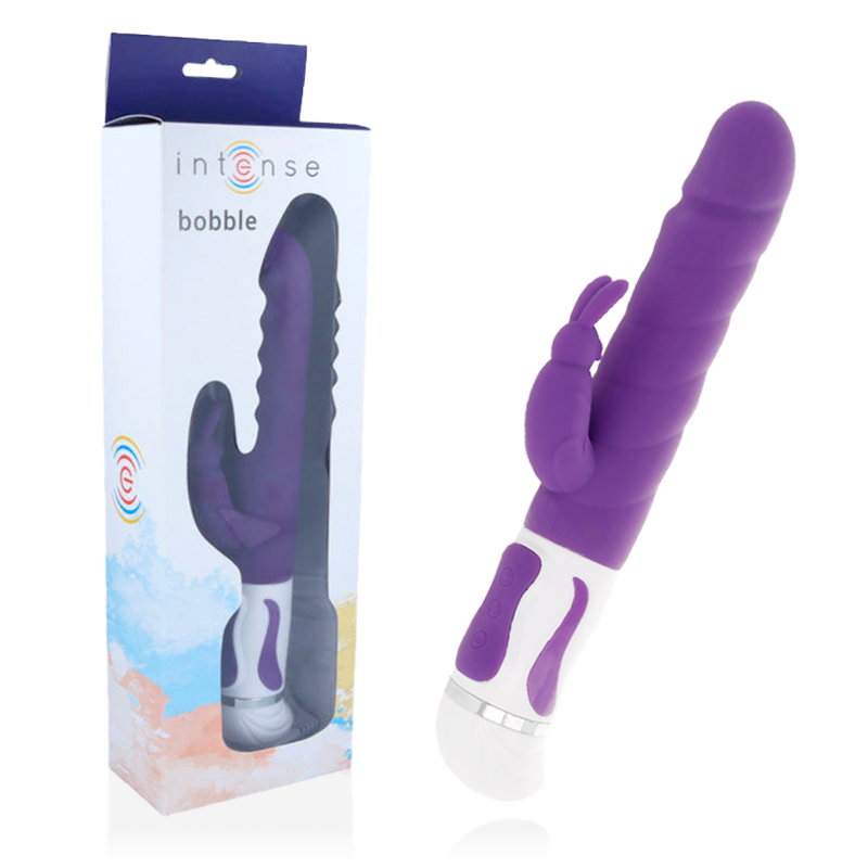 Intense – Vibrateur Rotateur Bobble en Silicone Lilas