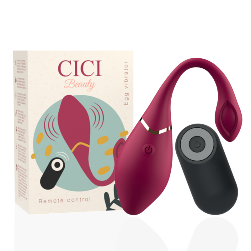 Cici Beauty - Oeuf Vibrant Premium en Silicone avec Télécommande - Gabychou - Boules chinoises