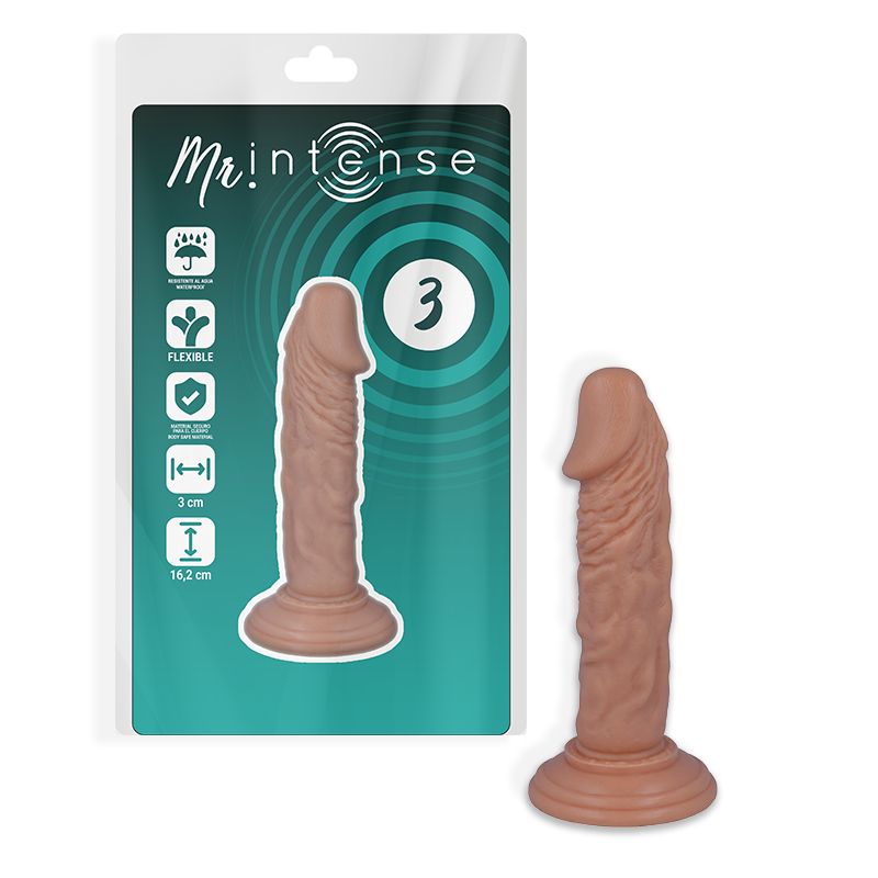 Mr Intense - Pénis Réaliste de 16.2 Cm et 3 Cm d'épaisseur - Gabychou - Godes ceinture