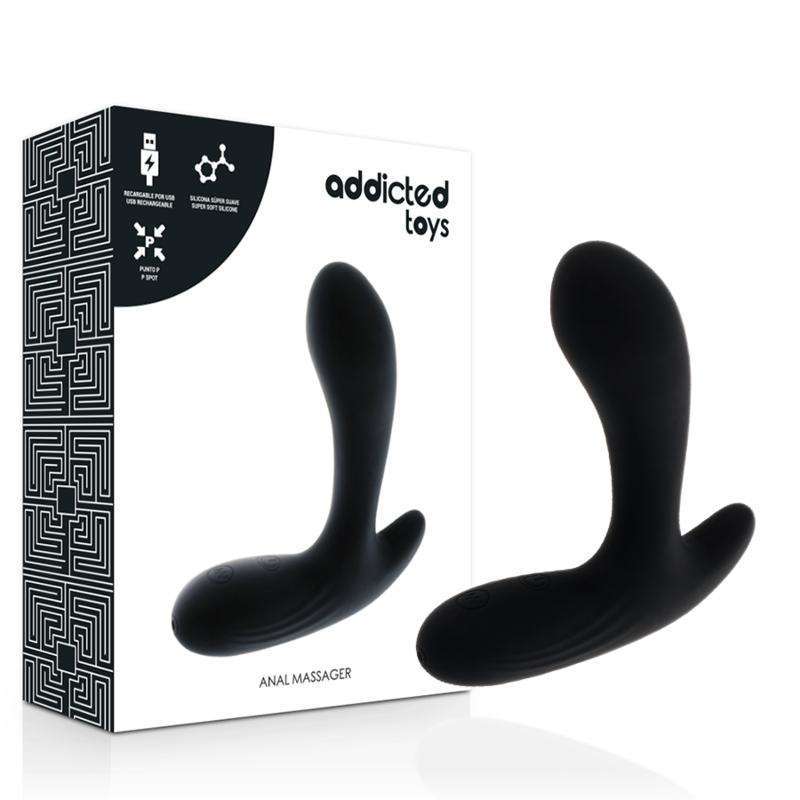 Addicted Toys – Masseur Anal à Vibration Noir