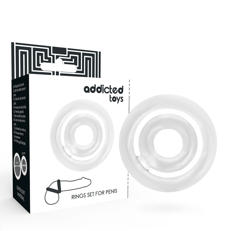 Addicted Toys - Potenz - Anneau de Pénis Transparent - Gabychou - Accessoires Pénis