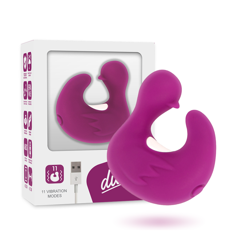 Coverme – Dés Stimulant Rechargeable en Silicone Duckymania Canard