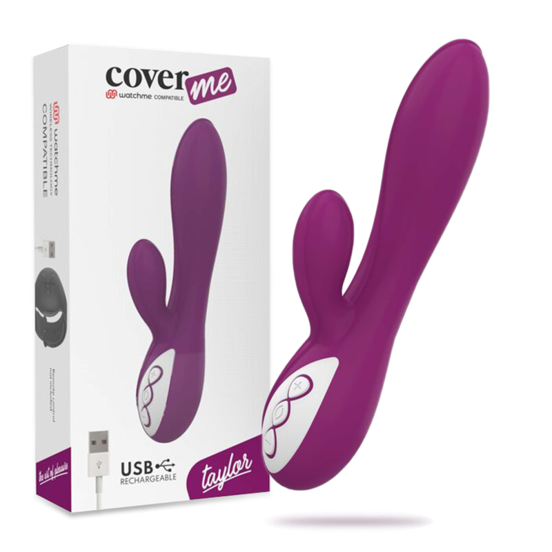 Coverme – Vibrateur Taylor Compatible avec la Technologie Watchme Sans Fil