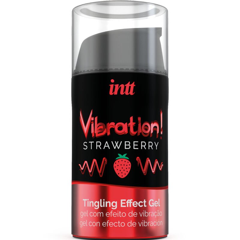 Intt – Gel Vibrant Stimulant Intime Puissant Fraise 15ml