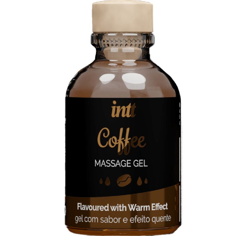Intt – Gel de Massage Saveur Café pour Sexe Oral Effet Chaud