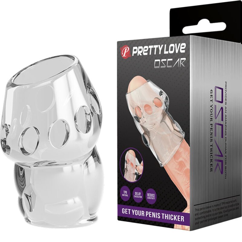 Pretty Love - Pénis Transparent Oscar Plus Épais - Gabychou - Accessoires Pénis