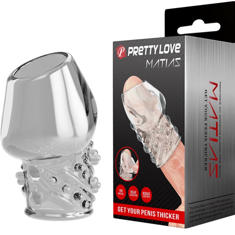 Pretty Love - Pénis Transparent Plus Épais Matias - Gabychou - Accessoires Pénis