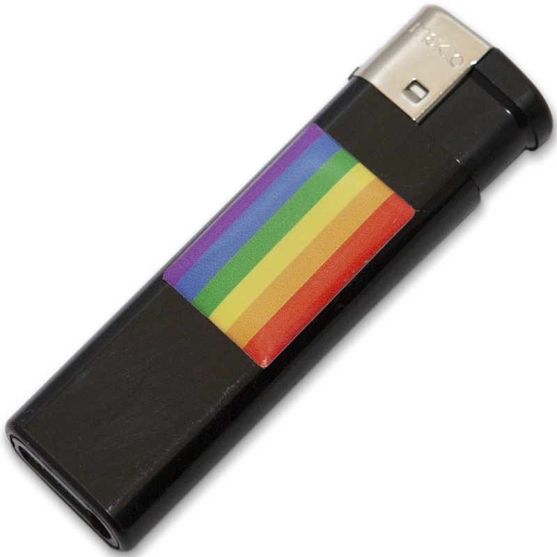 Drapeau Lgbt – Briquet Noir