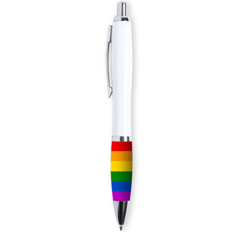 Stylo – Drapeau LGBT Blanc