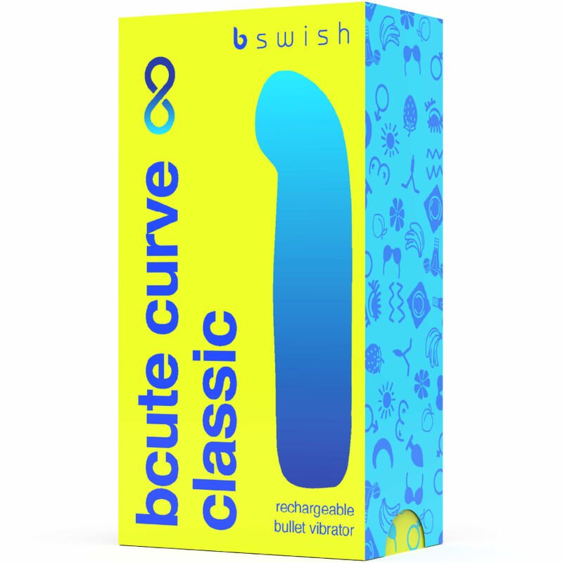 B Swish - Vibrateur en Silicone Rechargeable Bcute Curve Infinite Classic Jaune - Gabychou - Jouets pour femmes