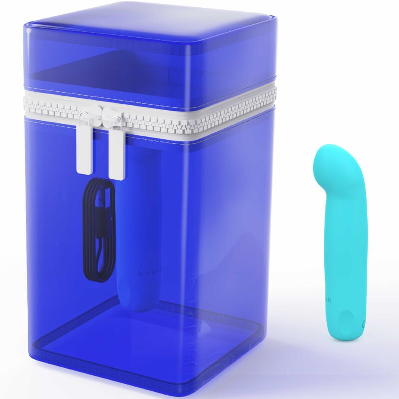 B Swish – Vibrateur Rechargeable Bcute Curve Infinite Classic en Silicone Bleu Édition Limitée