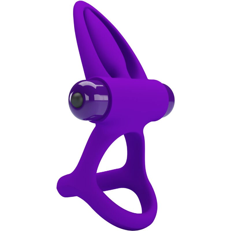 Pretty Love - Anneau Vibrateur Silicone Violette 10 Vibrations - Gabychou - Accessoires Pénis