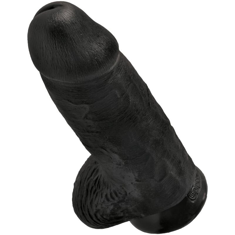 King Cock - Pénis Réaliste Chubby Noir 23 cm - Gabychou - Godes ceinture