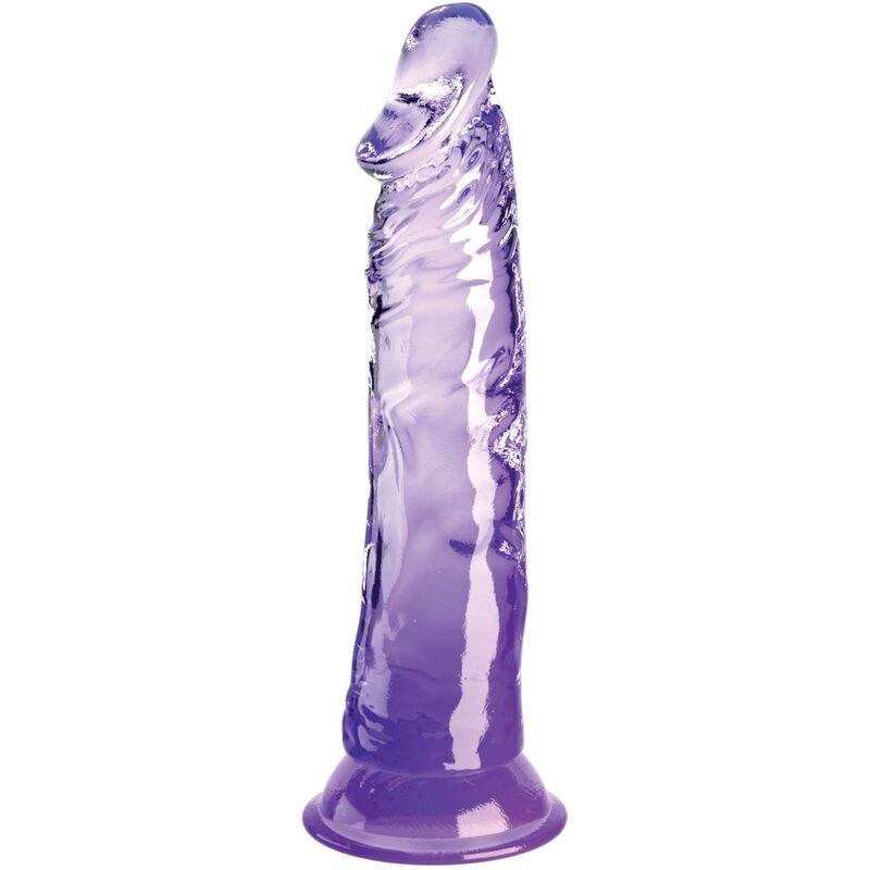 King Cock – Pénis Réaliste Clear 19.7 cm Violet