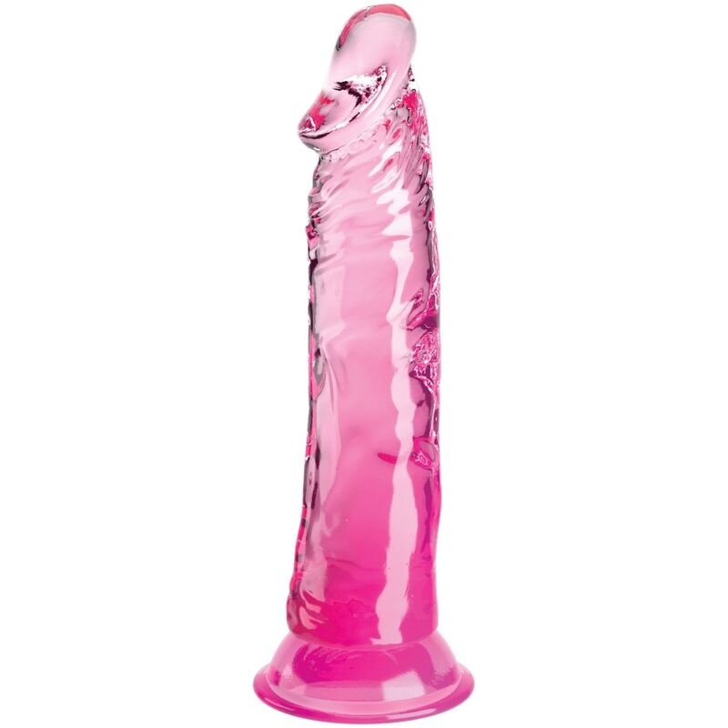 King Cock – Pénis Réaliste Clear 19.7 Cm Rose