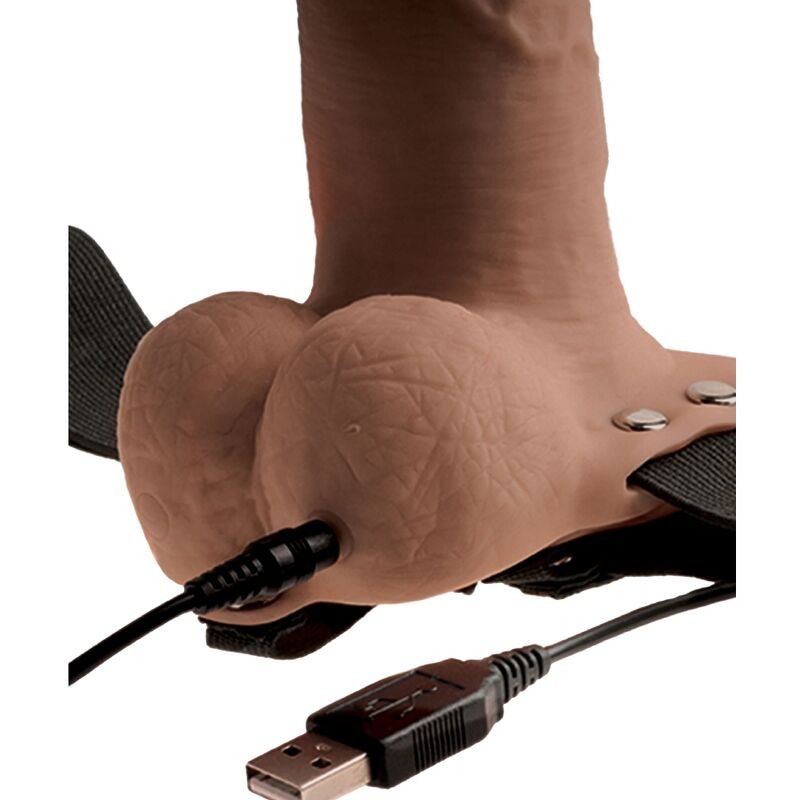 Fetish Fantasy Series - Harnais Réglable Pénis Réaliste avec Testicules Rechargeables et Vibrateur 15cm - Gabychou - Accessoires Pénis