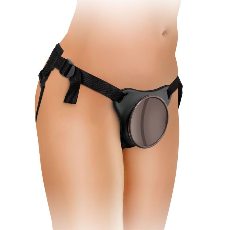 King Cock - Harnais Réglable Confortable Elite avec Gode 17.8 cm - Gabychou - Harnais