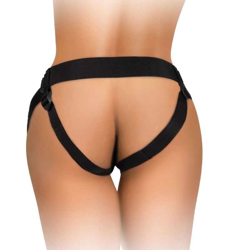 King Cock - Kit Harnais Réglable Deluxe avec Anneau, Testicules et Gode 20.3 Cm Elite - Gabychou - Harnais