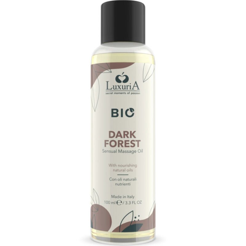 Intimateline Luxuria - Huile de Massage Bio Forêt Noire 100ml - Gabychou - Bien-être
