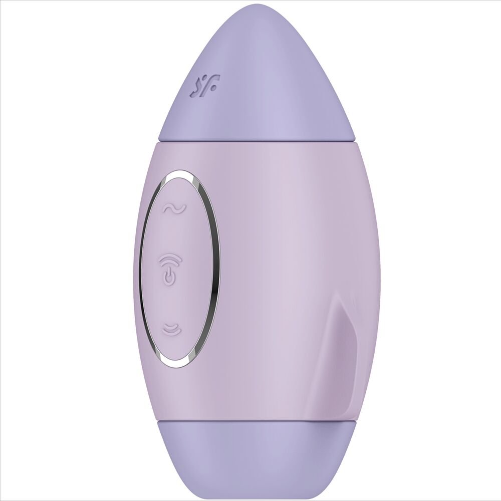 Satisfyer - Petit Vibrateur Double Impulsion Mission Control Lilas - Gabychou - Jouets pour femmes