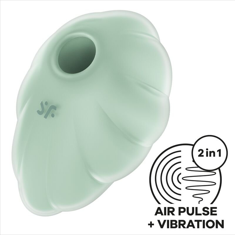 Satisfyer – Vibrateur Air Pulse Cloud Dancer Vert