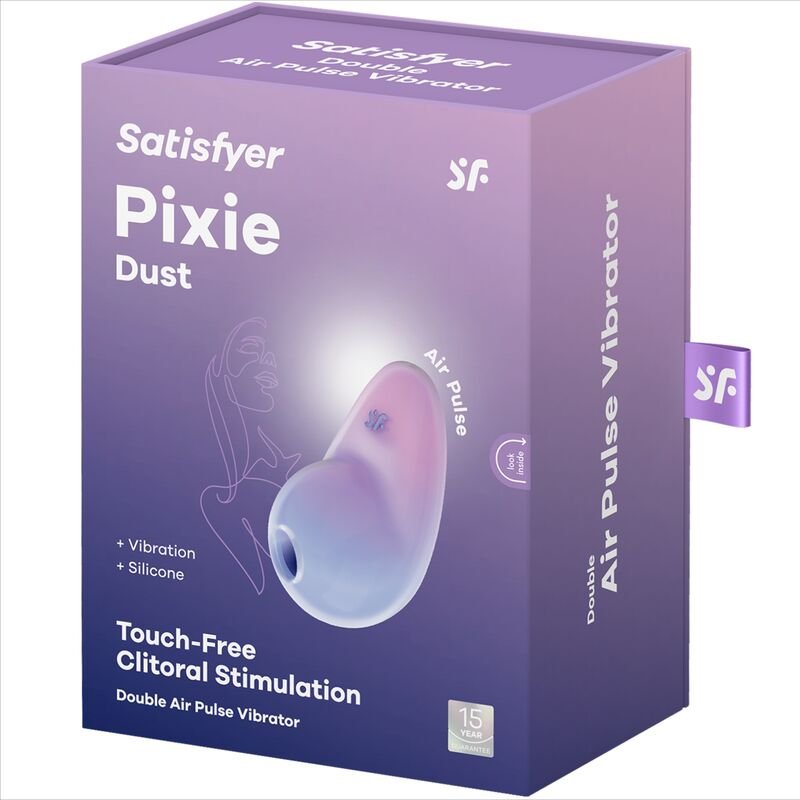 Satisfyer - Estimulateur Air Pulse Pixie Dust Lila - Gabychou - Jouets pour femmes