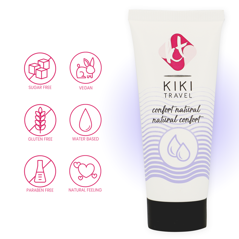Kikí Travel - Lubrifiant Naturel Confort 50 Ml - Gabychou - Base d'eau