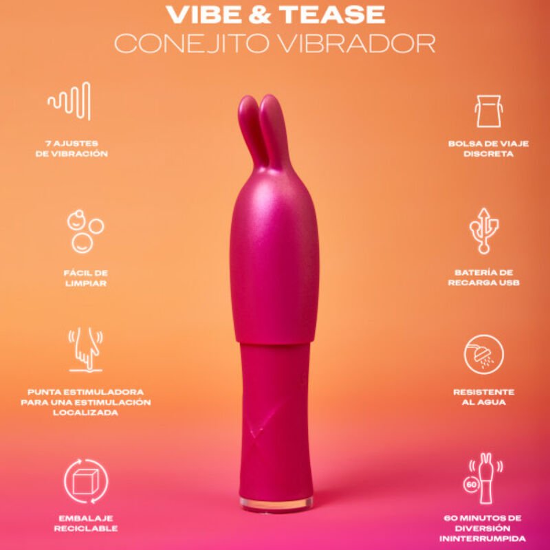 Durex - Vibrateur Vibe Tease - Gabychou - Nouveautes