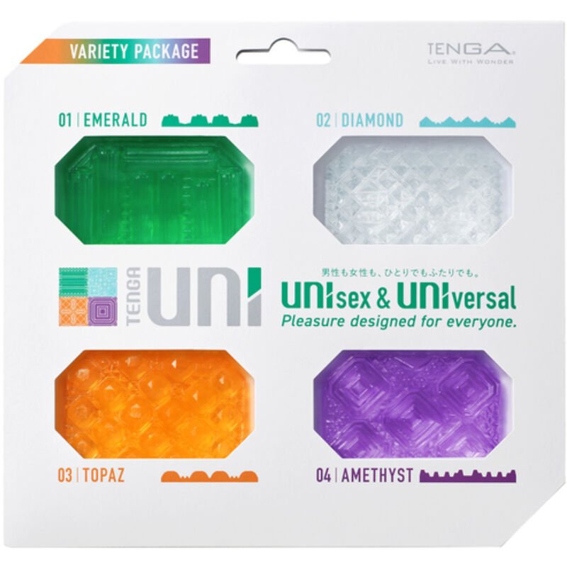 Tenga - Pack de Dés pour Masturbateur Uni Variety, 4 Unités - Gabychou - Divers masturbateurs