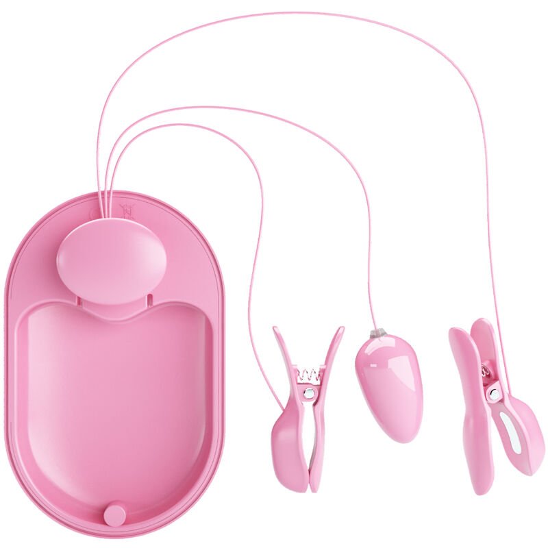 Pretty Love - Boite Surprise Pinces d'Électro Stimulation Rose - Gabychou - Électrostimulation