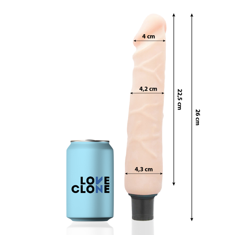 Loveclone - Vibrateur Autolubrifiant Jansen 26cm 4.2cm - Gabychou - Vibrateurs