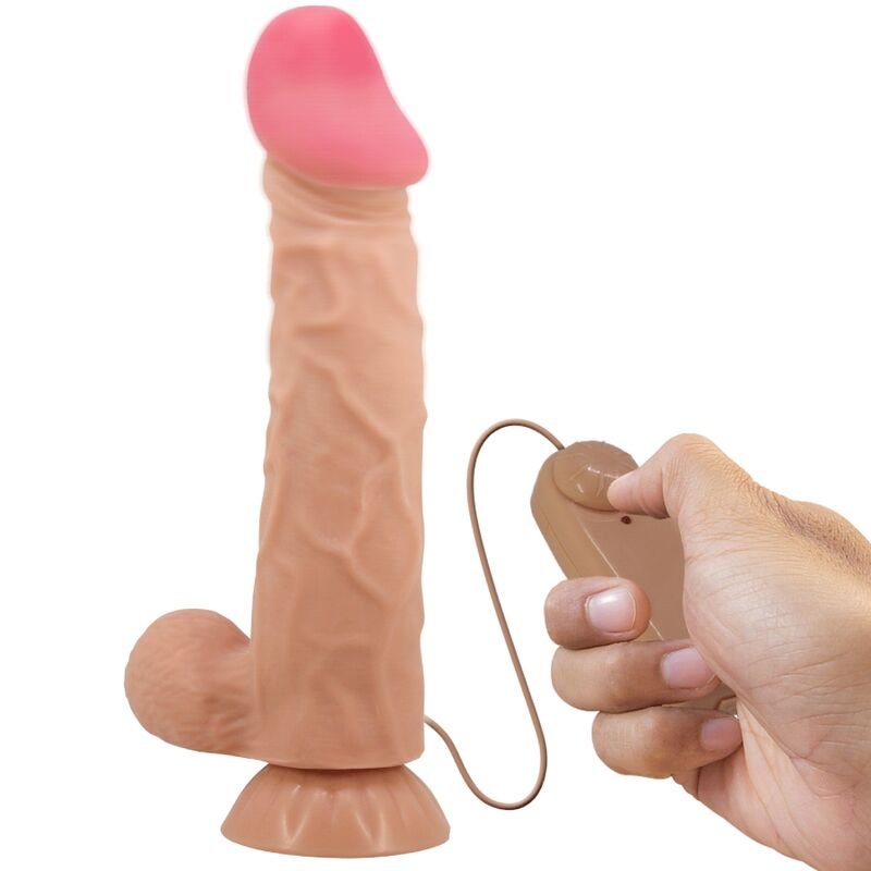 Pretty Love - Gode Réaliste Série Sliding Skin avec Ventouse Flesh 24cm - Gabychou - Godes sans vibration