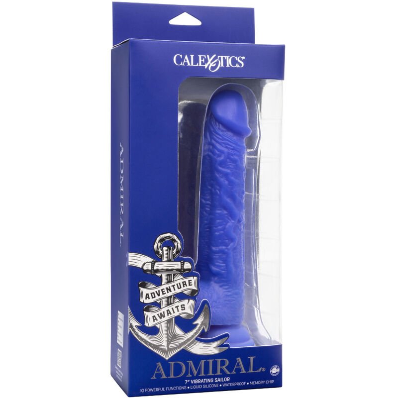 Admiral - Vibrateur Gode Réaliste Sailor Bleu - Gabychou - Vibrateurs