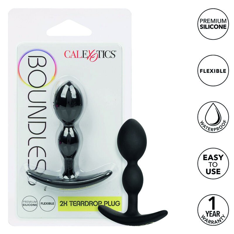 California Exotics - Boundless Bouchon en Goutte de Lame 2x - Gabychou - Plug Anal