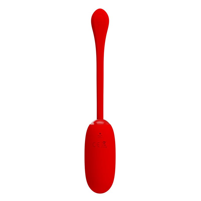 Pretty Love - Oeuf Vibrant Julius Imperméable Rechargeable Rouge - Gabychou - Jouets pour femmes