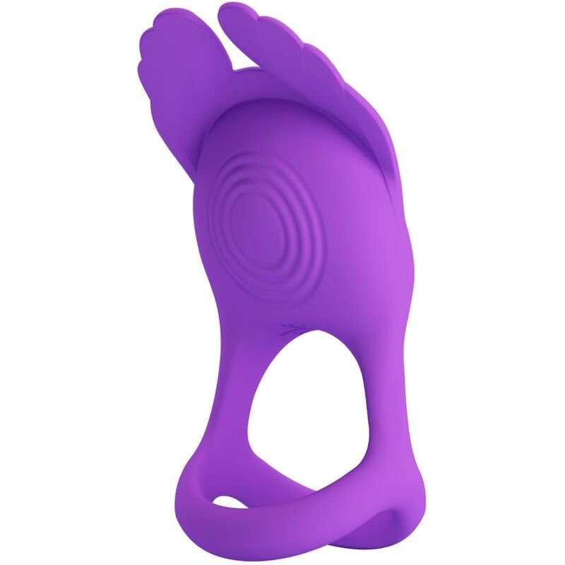 Pretty Love - Anneau Pénis Vibrant en Silicone Violet avec 7 Vibrations - Gabychou - Accessoires Pénis